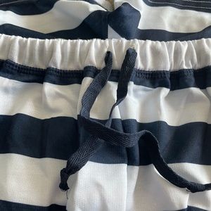 Dark Blue White Stripes Shorts XL